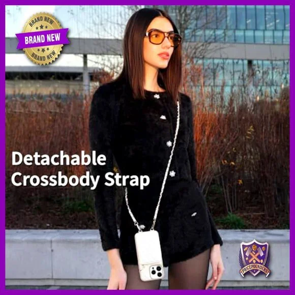 Crossbody Wallet Phone Case Shockproof RFID Blocking Women's Accessory